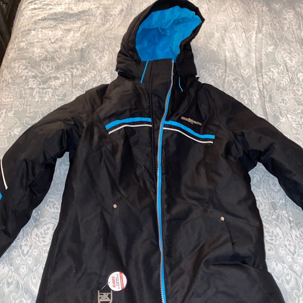 Blue & Black ZeroXposur Kids Winter Jacket Size 14 (L) New!